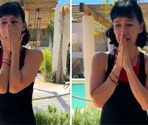 Detienen al jardinero de Susana Zabaleta por cortar ramas secas de una palmera