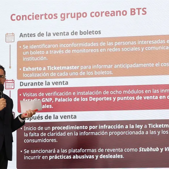 Profeco va contra Ticketmaster: multas millonarias por falta de transparencia en boletos de BTS