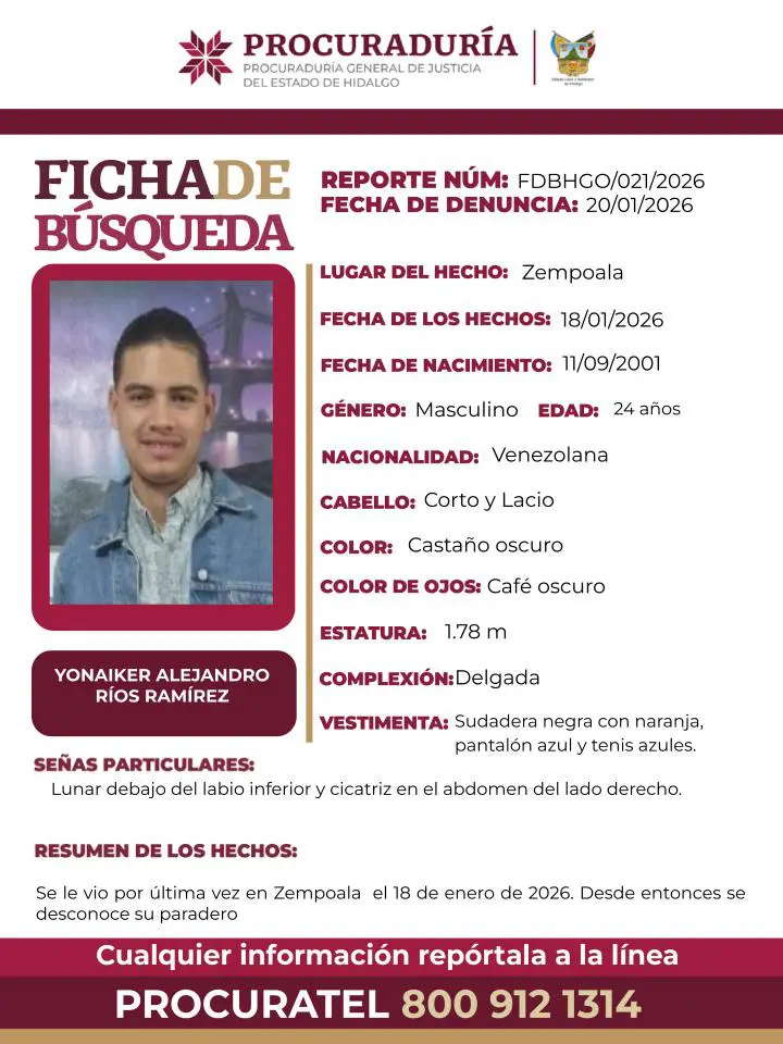 Yonaiker Alejandro Ríos Ramírez Especial