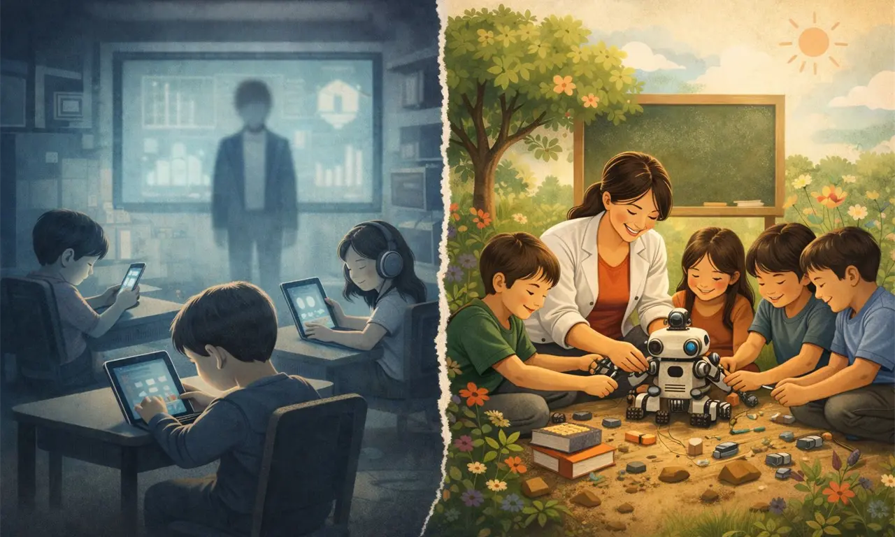  En un mundo donde la innovación educativa parece centrarse en la tecnología. 