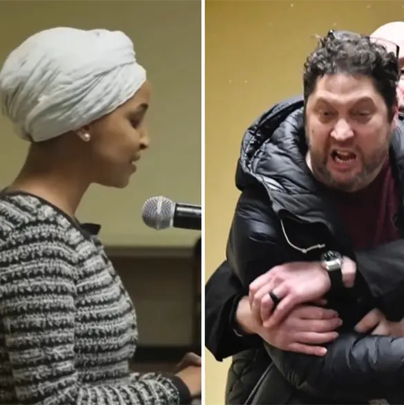 Minneapolis: As&iacute; lanzaron l&iacute;quido desconocido a congresista de EE.UU. en protesta en vivo contra el ICE