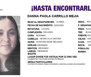 "Sali&oacute; a la iglesia y no volvi&oacute;": buscan a Danna Paola, adolescente desaparecida en Tultitl&aacute;n
