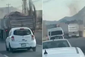 Trailero arrastra y mata a conductor tras conflicto vial en Toluca; sigue pr&oacute;fugo