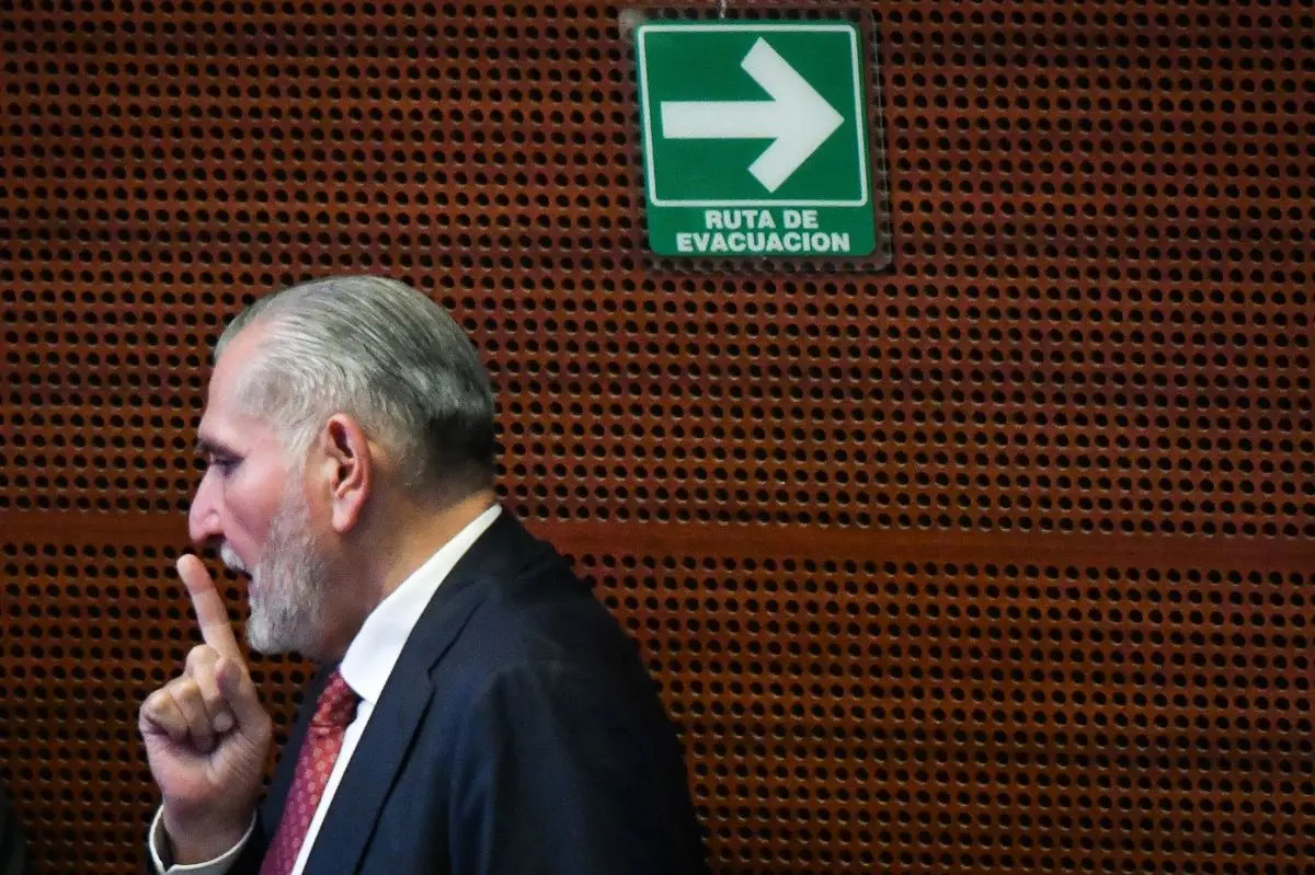 Adán Augusto deja la coordinación de senadores de Morena. Cuartoscuro.