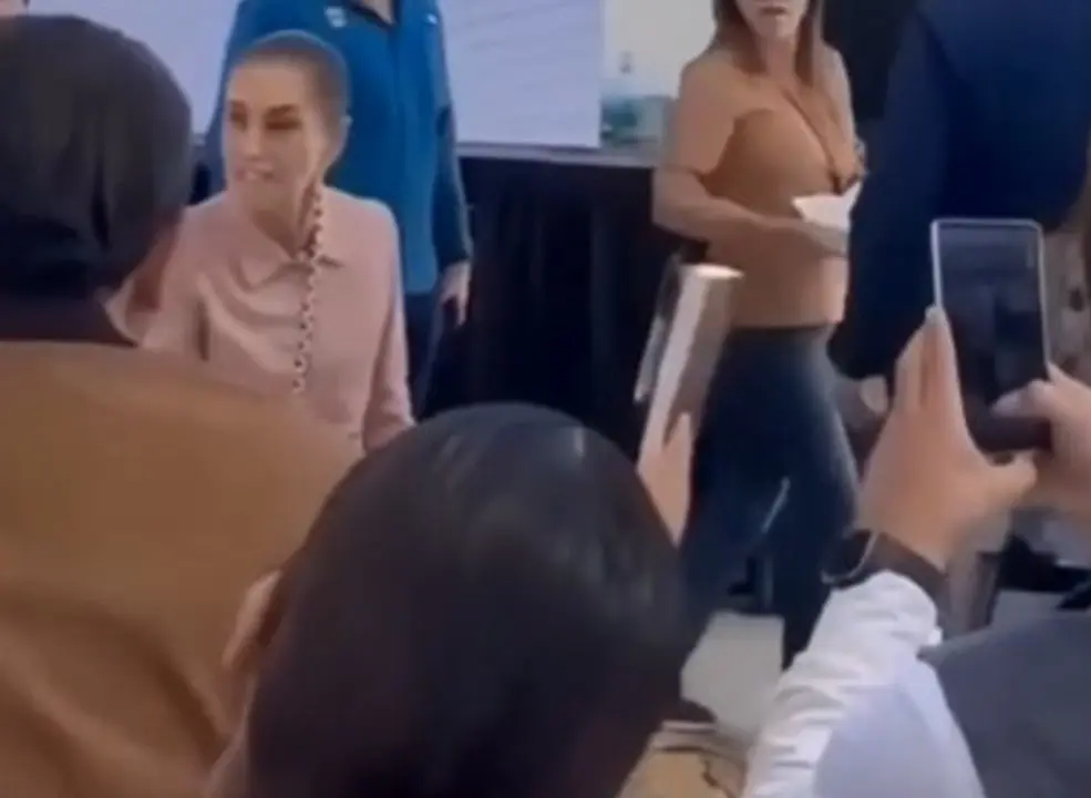 El momento del regaño se hizo viral. Especial.