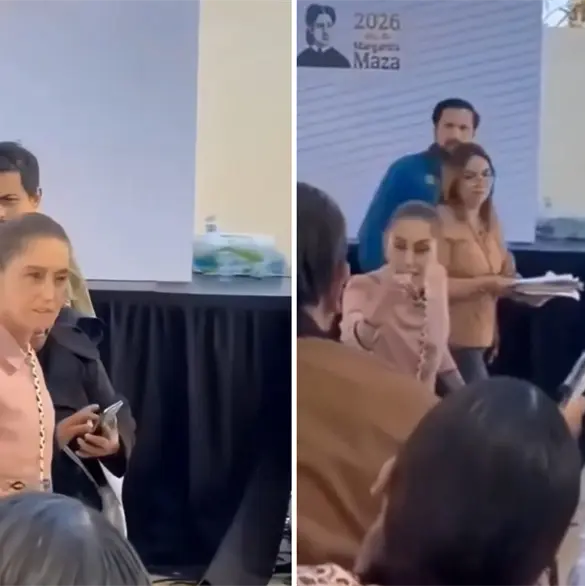 Identifican a los funcionarios morenistas del video a los que Sheinbaum dio rega&ntilde;iza