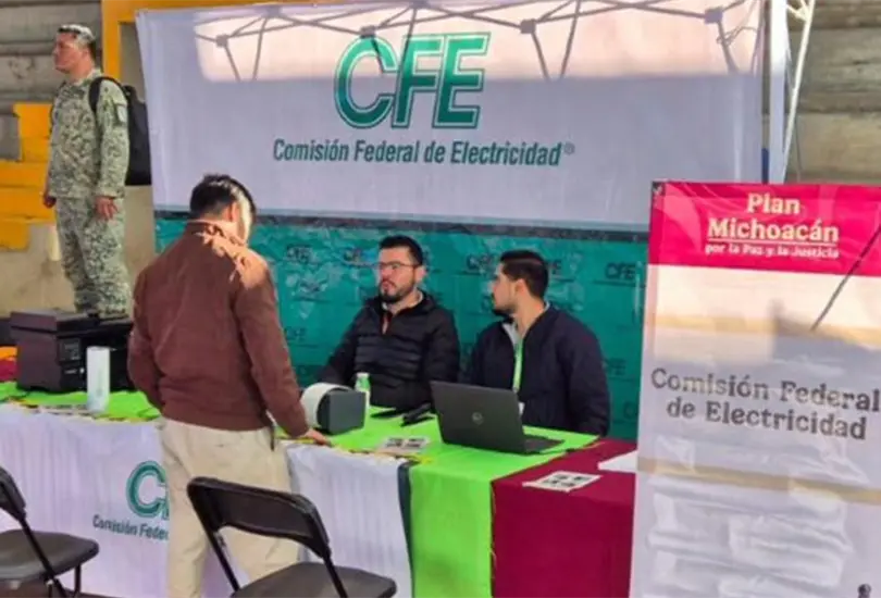 CFE resuelve el 100% de solicitudes en Ferias del Bienestar