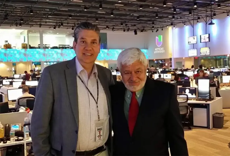Ra&uacute;l Benoit con Jaime Maussan