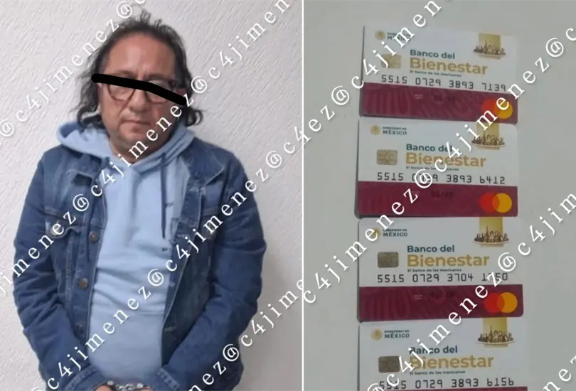 Detienen a hombre que robaba a abuelitos su tarjeta del Bienestar