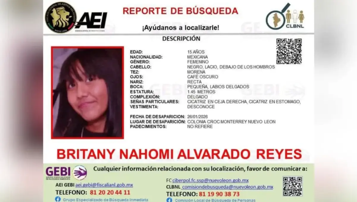  Familiares y amigos de Britany Nahomi bloquearon una vialidad para exigir avances en su búsqueda. 