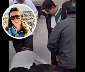 &iquest;Qui&eacute;n es la mujer que le limpi&oacute; los zapatos a Hugo Aguilar?