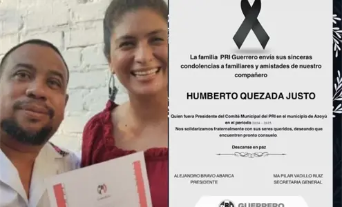 Asesinan a balazos a Humberto Quezada, exdirigente del PRI, en Guerrero