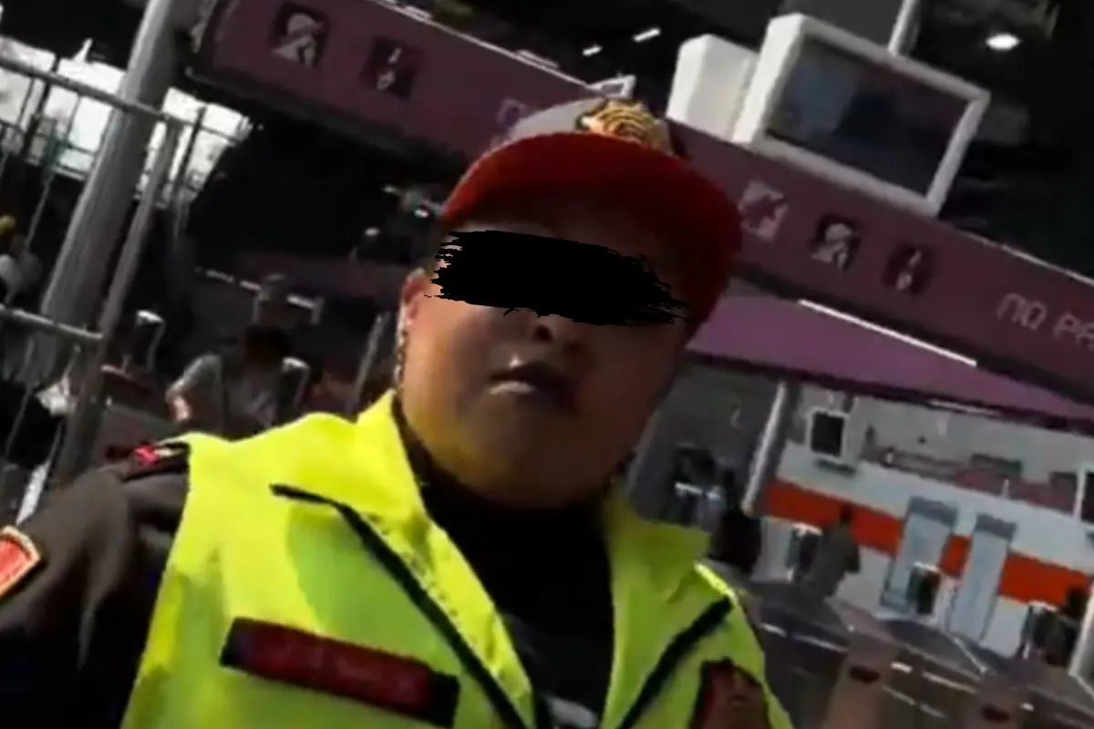  Exhiben agresión de policía a usuaria con silla de ruedas en Metro 