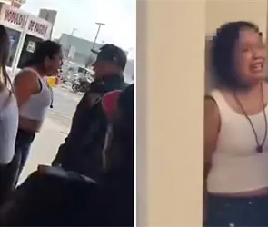 Fardera destroza sensores tras ser sorprendida robando en Walmart y rompre en llanto al ser detenida