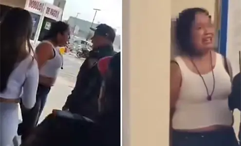 Fardera destroza sensores tras ser sorprendida robando en Walmarty y rompre en llanto al ser detenida