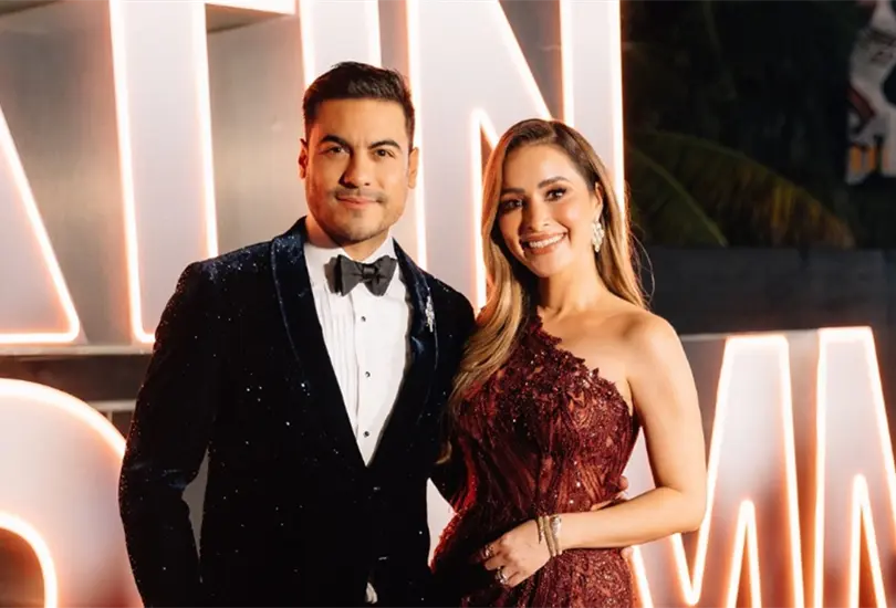 Carlos Rivera y Cynthia Rodríguez