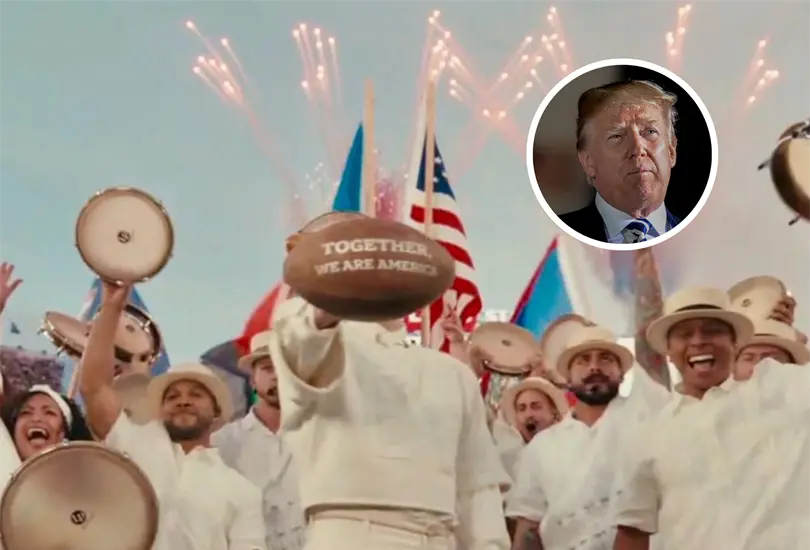 El espect&aacute;culo de Bad Bunny caus&oacute; pol&eacute;mica.