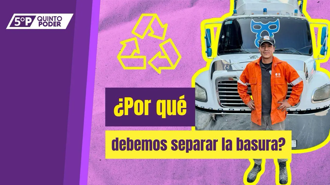  Recolectores de CDMX alertan que solo el 15 por ciento de la basura se separa correctamente 