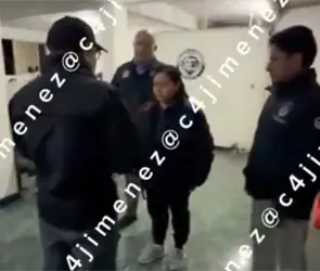 As&iacute; fue el momento en que detuvieron a Gaby "N", enfermera que atropell&oacute; a motociclista