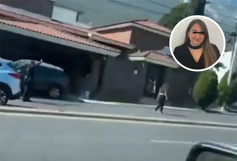 La joven fue auxiliada tras ser embestida por un autom&oacute;vil.