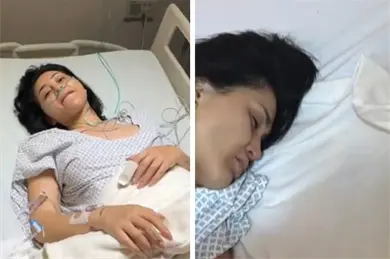 Araceli Ordaz Gomita comparte video en el hospital tras estar al borde de la muerte
