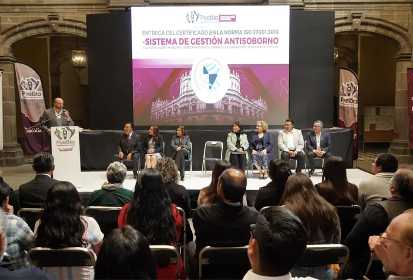 ISO 37001 en Puebla: claves del sistema anticorrupci&oacute;n del gobierno de Pepe Chedraui