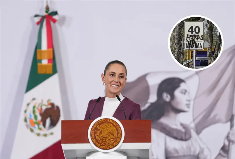 Sheinbaum habl&oacute; sobre las 40 jornada laboral de 40 horas.