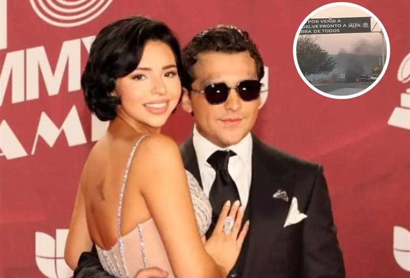 Reportan presunto ataque contra Nodal y &Aacute;ngela Aguilar.