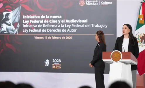Sheinbaum presenta nueva Ley de Cine para impulsar la industria audiovisual mexicana