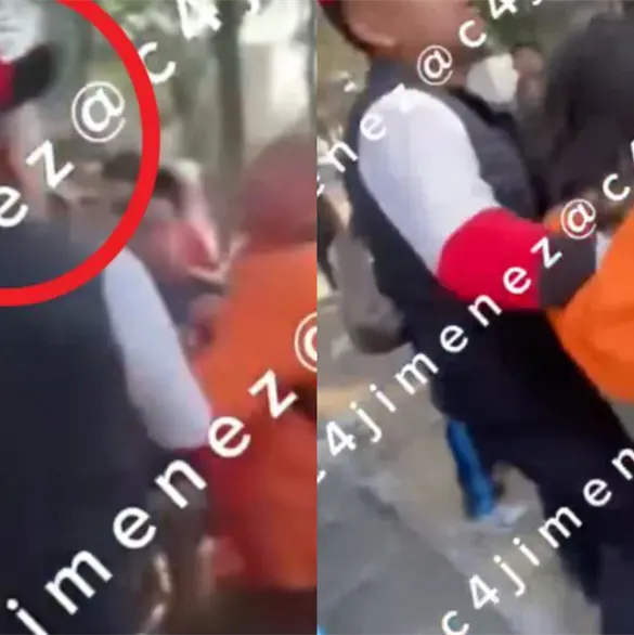 Padre amenaza a maestro por intentar frenar pelea entre alumnas de secundaria en CDMX