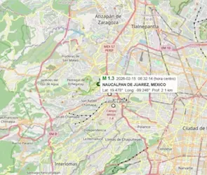 &iquest;Lo sentiste? Microsismo sorprende a habitantes de Naucalpan, Edomex 