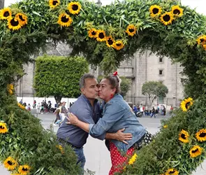 Disfruta de cine al aire libre rodeado de 10 mil flores en el Z&oacute;calo