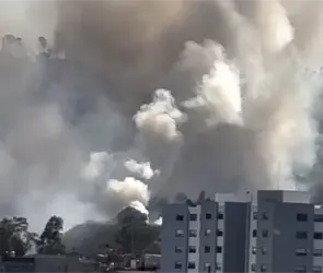 Arde Atizap&aacute;n: fuerte incendio cerca de Galer&iacute;as causa alarma en Edomex