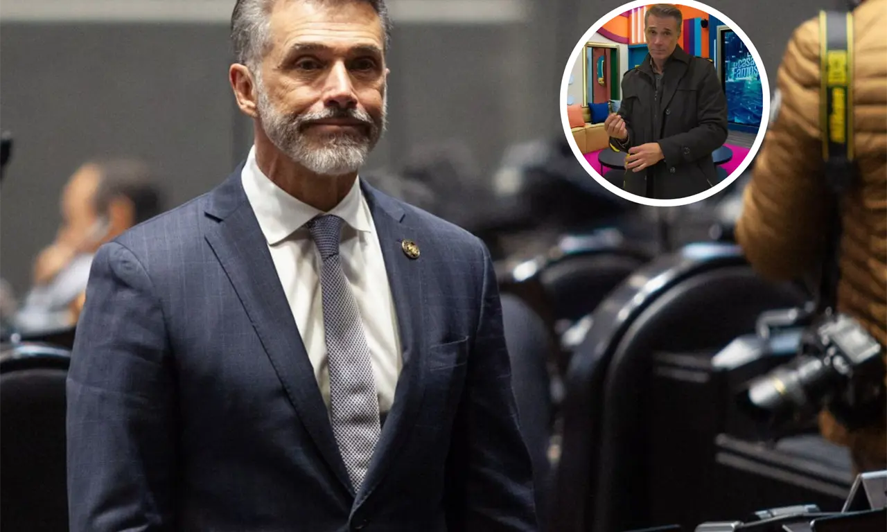  Sergio Mayer ya está en La Casa de los Famosos. 