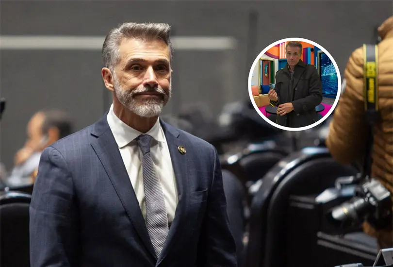 Sergio Mayer ya est&aacute; en La Casa de los Famosos.