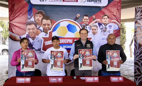 Torneo Municipal de Futbol por la Inclusi&oacute;n 2026 en Puebla: inscripciones gratis