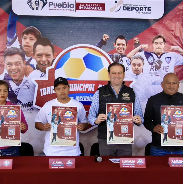 Torneo Municipal de Futbol por la Inclusi&oacute;n 2026 en Puebla: inscripciones gratis