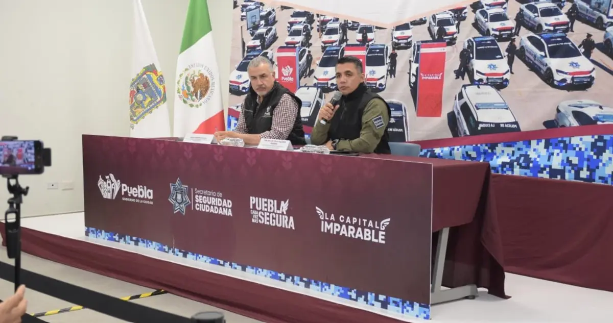 Dan detalles de la situación de seguridad en Puebla. Gobierno de la Ciudad.