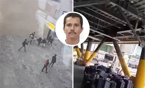 "No entendíamos qué pasaba": Videos del pánico en aeropuerto de Guadalajara tras abatimiento de "El Mencho" "No entendíamos qué pasaba": Videos del pánico en aeropuerto de Guadalajara tras abatimiento de "El Mencho"