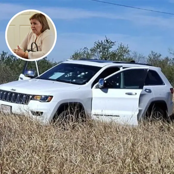 “Quisieron rebasar un vehículo”: Atacan camioneta donde viajaba alcaldesa Nora Alicia Biebrich; matan a su hijo