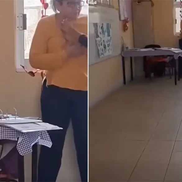 Madre golpea a maestra en kínder de Tizayuca tras acusaciones de amarrar y encerrar niños Madre golpea a maestra en kínder de Tizayuca tras acusaciones de amarrar y encerrar niños