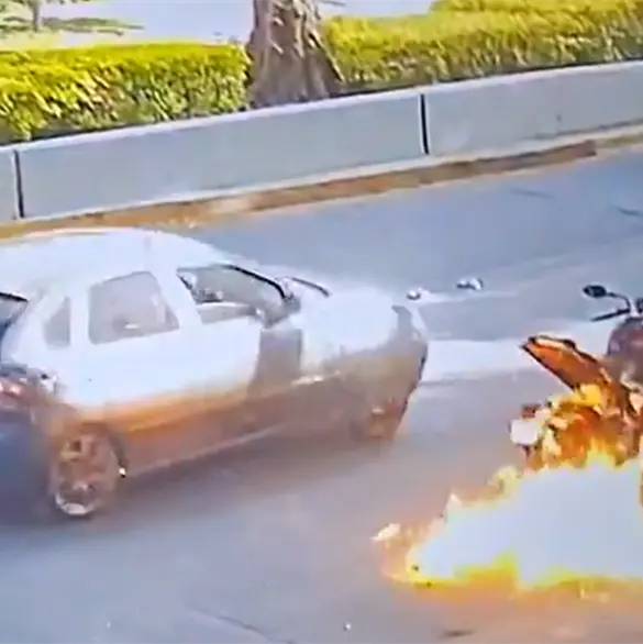 Captan ataque con bomba Molotov contra motocicletas en Guadalajara