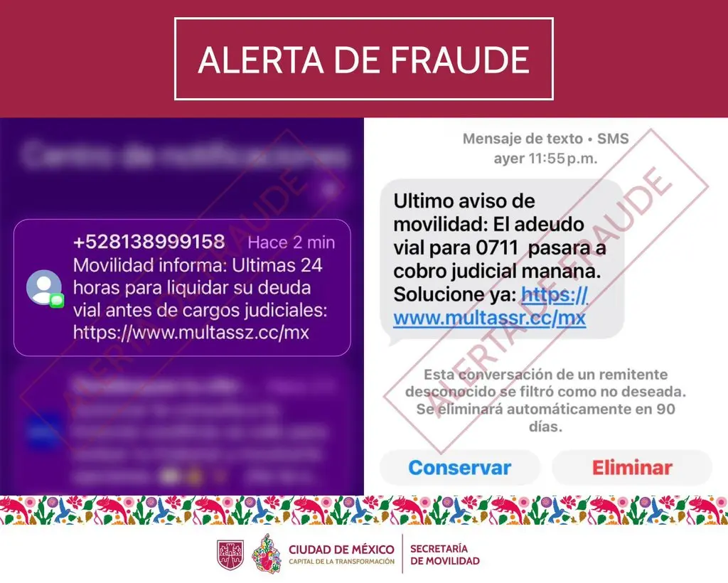 Así operan las multas falsas por SMS Especial