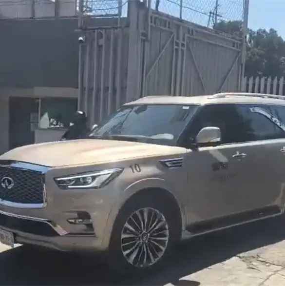 Así salió la carroza fúnebre de la FGR, tras entrega del cuerpo de “El Mencho”