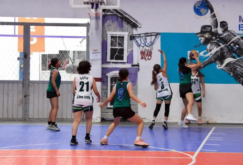 El torneo de basquetbol en Puebla.