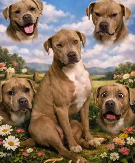 Imagen con caritas de perro TikTok