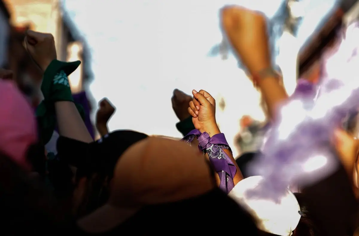 La movilización avanza principalmente por Avenida Paseo de la Reforma rumbo al Centro Histórico, con destino final en el Zócalo capitalino. Cuartoscuro.