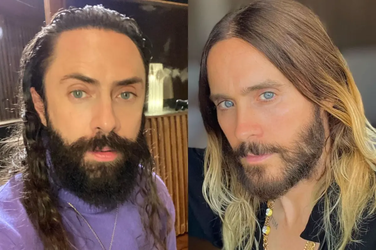 El líder de Moderatto tiene un gran parecido físico y de estilo con Jared Leto. Jay de la Cueva es uno de los músicos más versátiles de México, con una imagen rockera muy definida. Jared Leto, vocalista de Thirty Seconds to Mars y actor ganador del Óscar por 'Dallas Buyers Club', comparte con él el cabello largo, la complexión delgada y una estética alternativa que los hace lucir similares.<br> El líder de Moderatto tiene un gran parecido físico y de estilo con Jared Leto. Jay de la Cueva es uno de los músicos más versátiles de México, con una imagen rockera muy definida. Jared Leto, vocalista de Thirty Seconds to Mars y actor ganador del Óscar por 'Dallas Buyers Club', comparte con él el cabello largo, la complexión delgada y una estética alternativa que los hace lucir similares.<br>