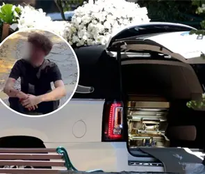 Funeral de "El Mencho" termina en brutal golpiza contra fot&oacute;grafo extranjero