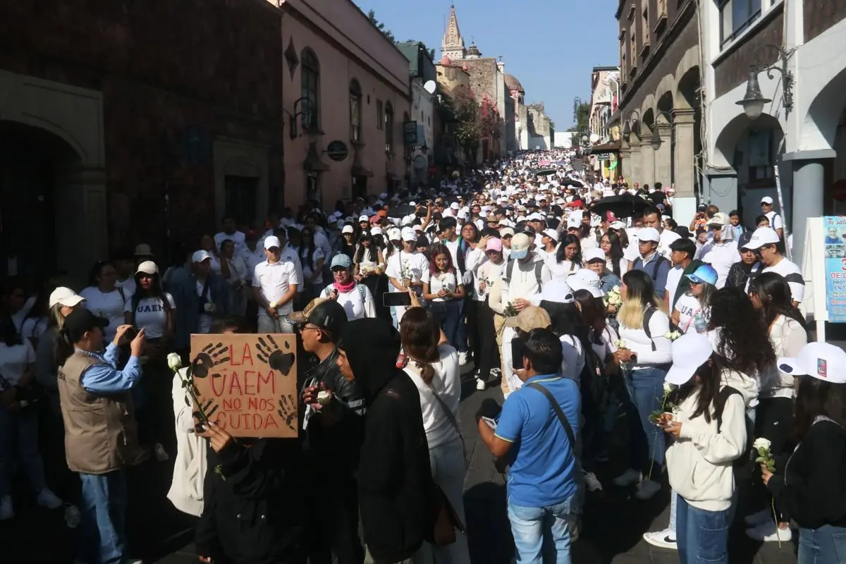 Este martes 3 de marzo fueron suspendidas las clases para más de 40 mil estudiantes de la máxima casa de estudios de Morelos. Cuartoscuro.